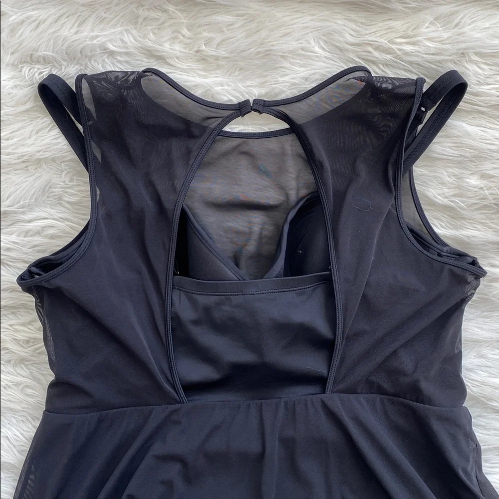 Torrid | DD Underwire Long Mesh Overlay Swim Dress